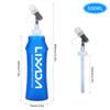 Foldable Soft Water Bottle with Straw BPA Free Soft Hydration Bottle for Backpacking Cycling Hiking