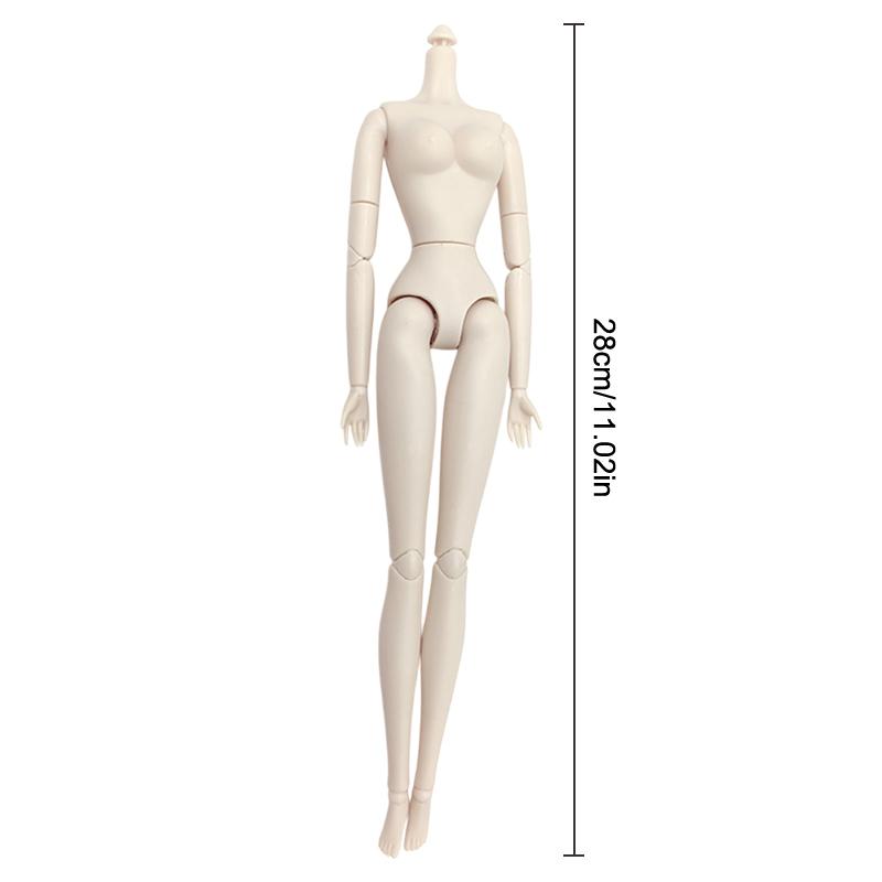 1/6 Doll Body Movable Jointed Nude For 30Cm High Jointed Doll Body  White Skin Doll Figure Model For Girl Toys