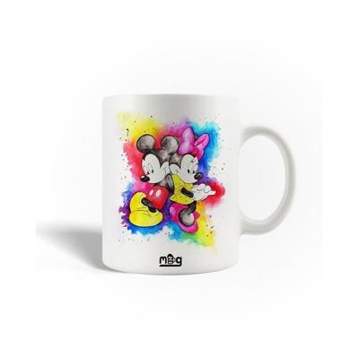 Mug - Disney - Mickey and Minnie - Ceramic - 30cl - Dishwasher Safe