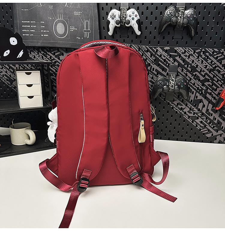Unisex Large-Capacity Backpack for Students: Simple and Versatile for School, College, and Travel