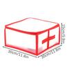 Red Plastic Ornament Storage Box Simplify Stackable Ornament Storage Box For Home Use