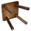 Multi Purpose Household Wood Stools Cute Small Bench Child St   Furniture Stool(  NutBrown )