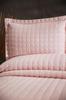 Estiva Quilted Bedspread Set 3pcs, Coverlet 250x260, Pillowcase 50x70, Double Size, Powder
