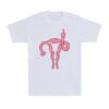 Uterus Shows Mid*le Finger Feminist Empowerment Gender Equality Funny T-Shirt