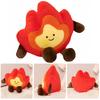 Flame Plush Toy for Kids Smiling Flame Character Pillow Soft Stuffed Toy Playtime Flame Plushie Children's Birthday Gifts