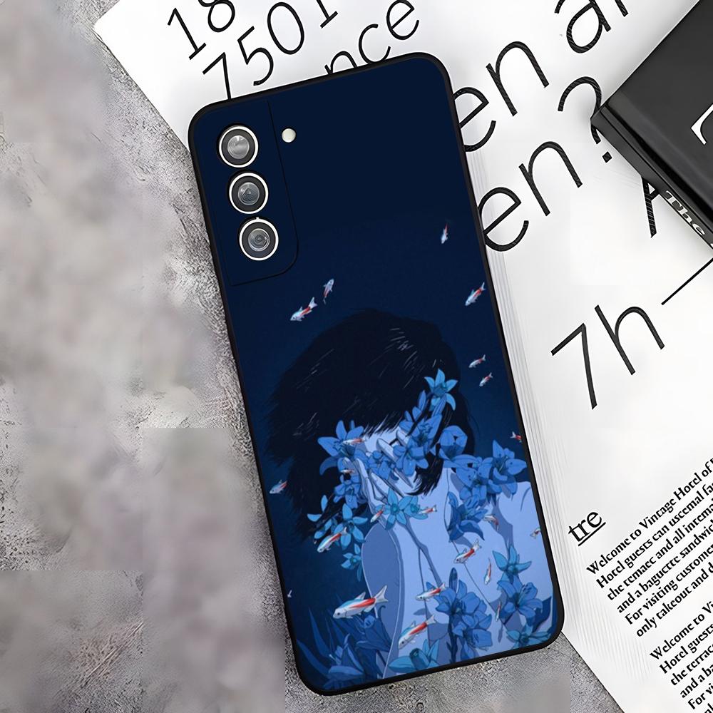 

Perfect Blue Phone Case For Samsung S26 S25 Edge S24 S23 S22 S21 S20 Ultra Plus Fe Galaxy A54 A53 A34 A25 A16 Cover Samsung S20 FE