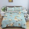 Klassische Bettbezug-Sets mit Blumenmuster, Blau und Gold, King-, Queen-, Full- und Twin-Doppelbettbezüge, Kissenbezüge, Bettwäsche-Set, 260 x 220 cm