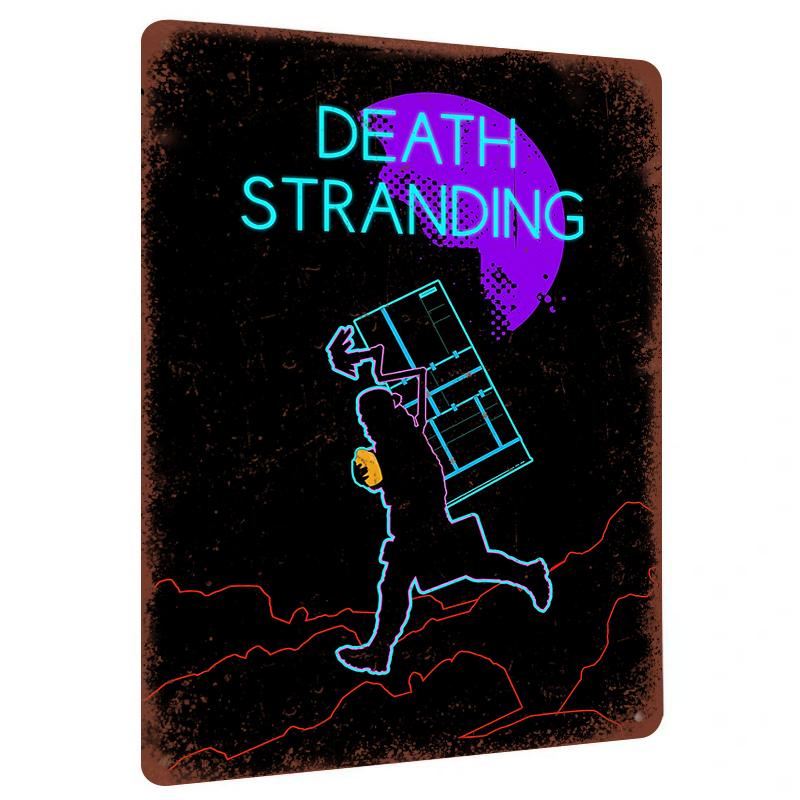 

Death Stranding Game Theme Metal Iron Painting Home Decor Living Room Wall Art Decoration 7.9x11.8In(20x30cm)