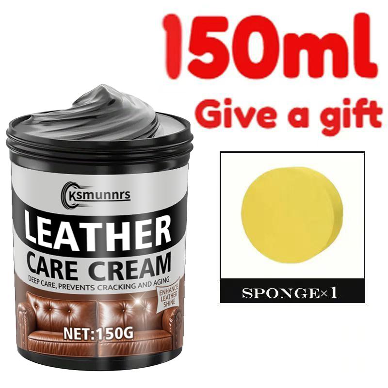 

Multi-Function Leather Care Cream - Suitable for Sofas, Car Seats, and Shoes Renewal Cream - Long-Lasting Shine and Protection, 1