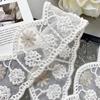 Mesh Lace Lace Accessories Diy Handmade Beads Embroidery Flower Hair Accessories Skirt Accessories Decorative Barcode Webbing