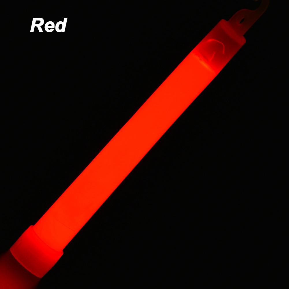 

1шт 6 дюймов флуоресцентная палочка с крючком для кемпинга на открытом воздухе концертная атмосфера светящаяся палочка красный