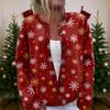 Women'S Christmas Sweater Cute Fun Christmas Sweater Fall And Winter Long Sleeve Knitted Sweater