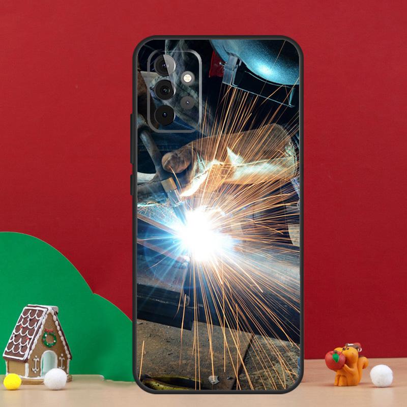 Schweißer Schweißen Heißes Metallarbeiter Hülle Für Samsung Galaxy A55 A52 A32 A12 A33 A06 A16 A26 A36 A56 A15 A53 A13 A34 A54 A14 A17