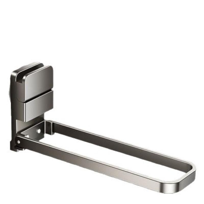 Bathroom Suction Cup Foldable Towel Rack Storage Rack