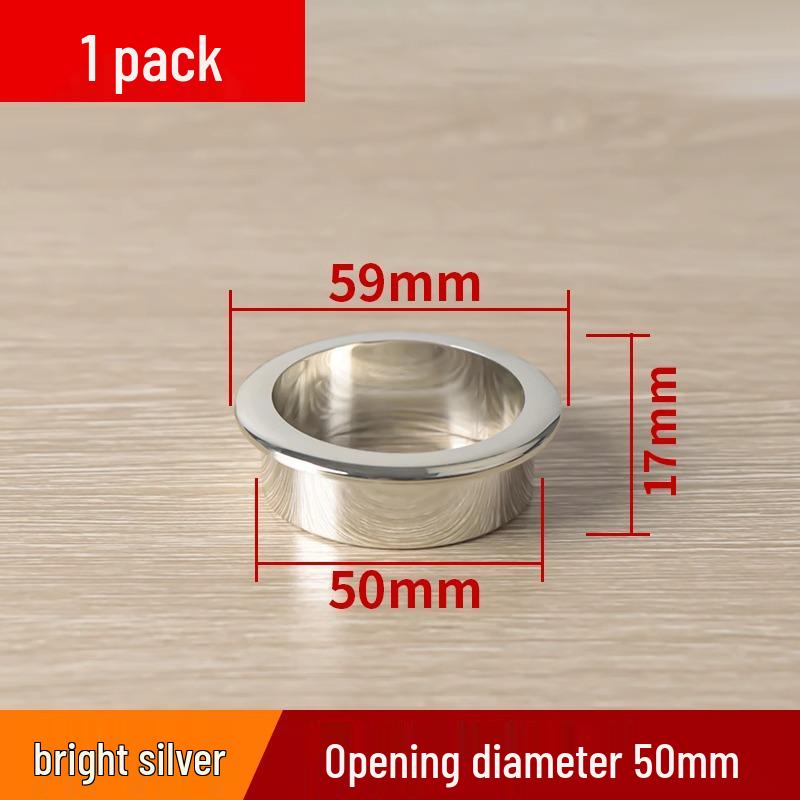 Round Plastic Desk Grommet Cover for Cable Management