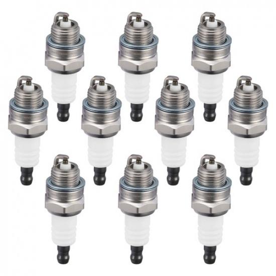 Комплект из 10 керамических иридиевых свечей зажигания подходит для мотокос Echo GT-200I 5574
