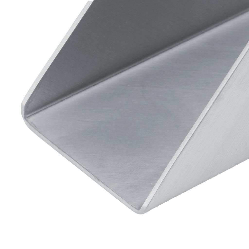 Triangular Napkin Holder Stainless Steel Stand Vertical Tissue Rack for Home Restaurant Hotel