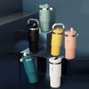 Coffee Mug Termos Water Bottle with Straw Big Thermos Bottle 900ml Portable Vaccum Tea Cup Travel Tumbler Bottle Stainless Steel