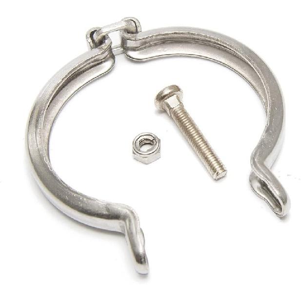 Turbocharger V-band Clamp Set 73mm For TOYOTA Turbo CT2 CT9 CT TD04 TD04HL