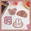 Cute Rabbit Water Coaster Cartoon Bear Non-Slip Insulation Sliding Table Mat