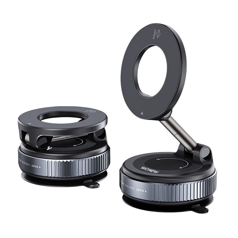 Nano Magnetic Vacuum Suction Cup Car Mobile Phone Holder Car Navigation Foldable Lifting Storage Multifunctional Universal