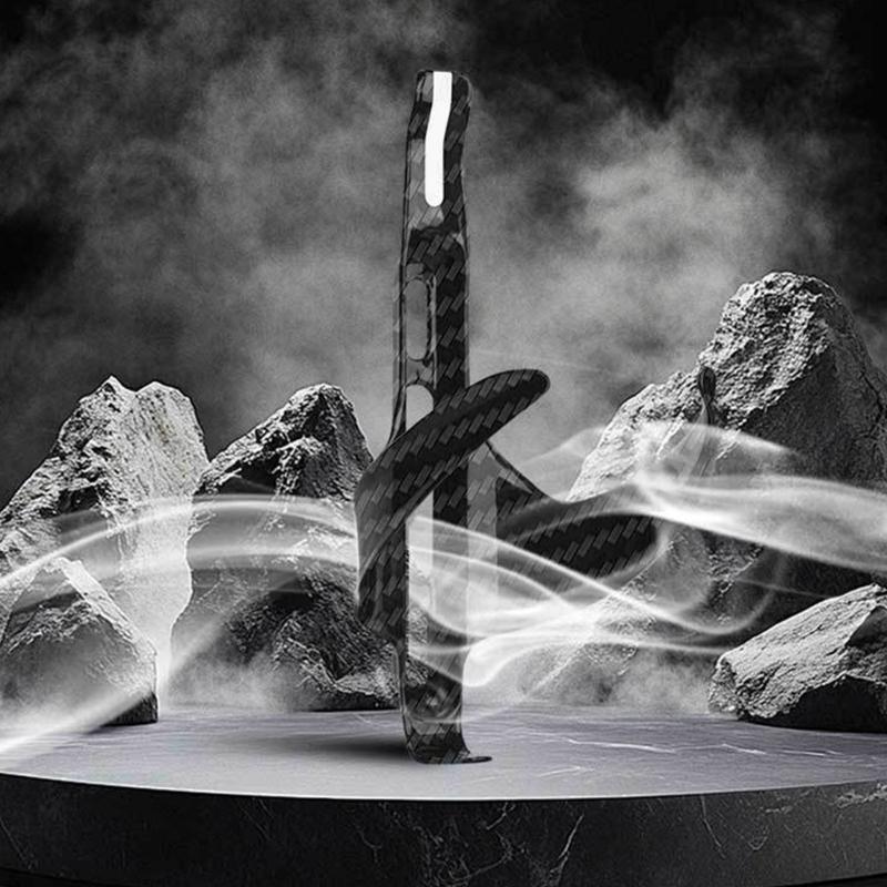 Durability Carbon Fiber Bottle Holder Light Weight Cycling Water Bottles Rack for Long Cycling and Daily Commutes