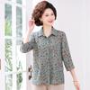 SIFONE Women's Spring Floral Lapel Blouse