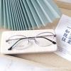 Classic Titanium Full & Half Frame Myopia Reading Glasses for Women - Elegant & Steady