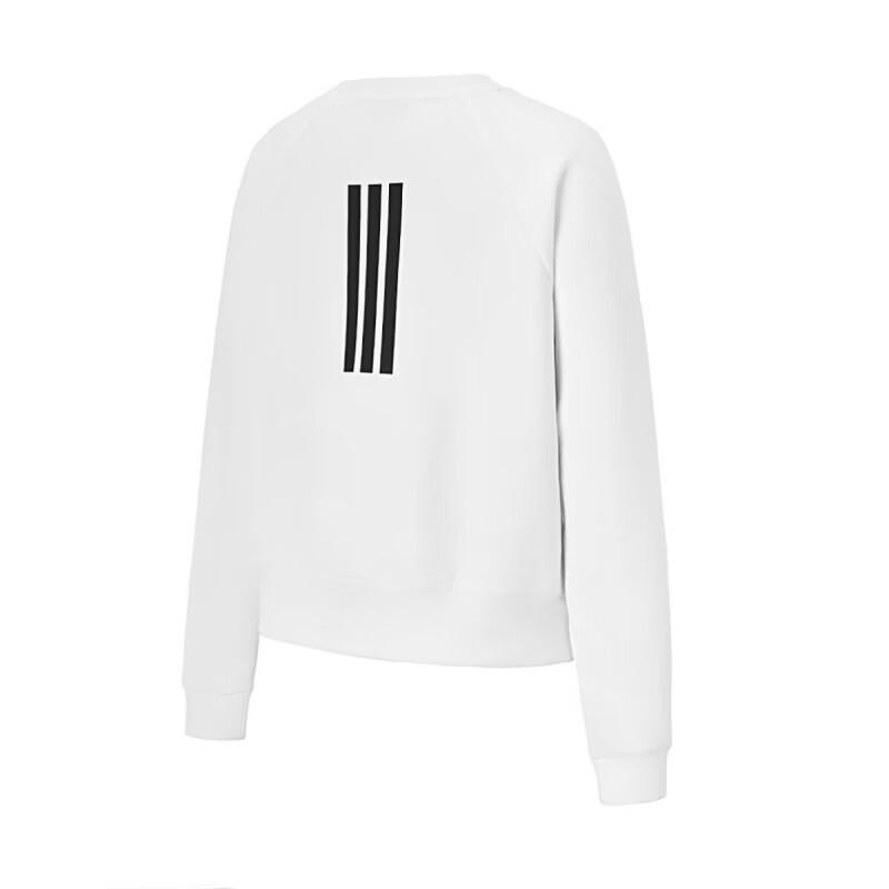 Adidas FW25 Loose Short Round Neck Pullover Sweatshirt Women sweatshirt KC2193