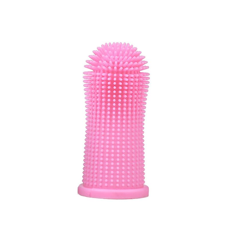 Silicone Pet 360° Finger Toothbrush for Dogs and Cats
