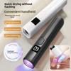 Lightweight Wireless Rechargeable Handheld Mini Nail Lamp Quick Dry All Gel Polish USB Charging Nail Dryer Small Flashlight Pen