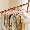 Gifts Dopamine Clothes Hanger Multi-hook Multi-functional Underwear Strap Rotating Hook Seamless Hangers Wave Hook