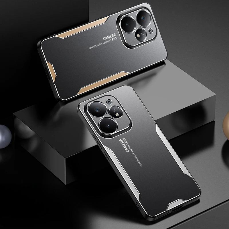 Case for Realme Neo 7 Turbo Metal Matte Camera Protection Hard PC Back Case for Realme Neo7 Turbo Bumper Anti-fall Cover