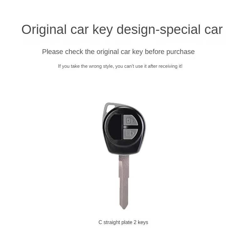 Husă pentru chei de mașină din TPU cu 2 butoane, pentru SUZUKI SWIFT SX4 Liana Aerio Jimny Samurai Amagatarai Grand Vitara.