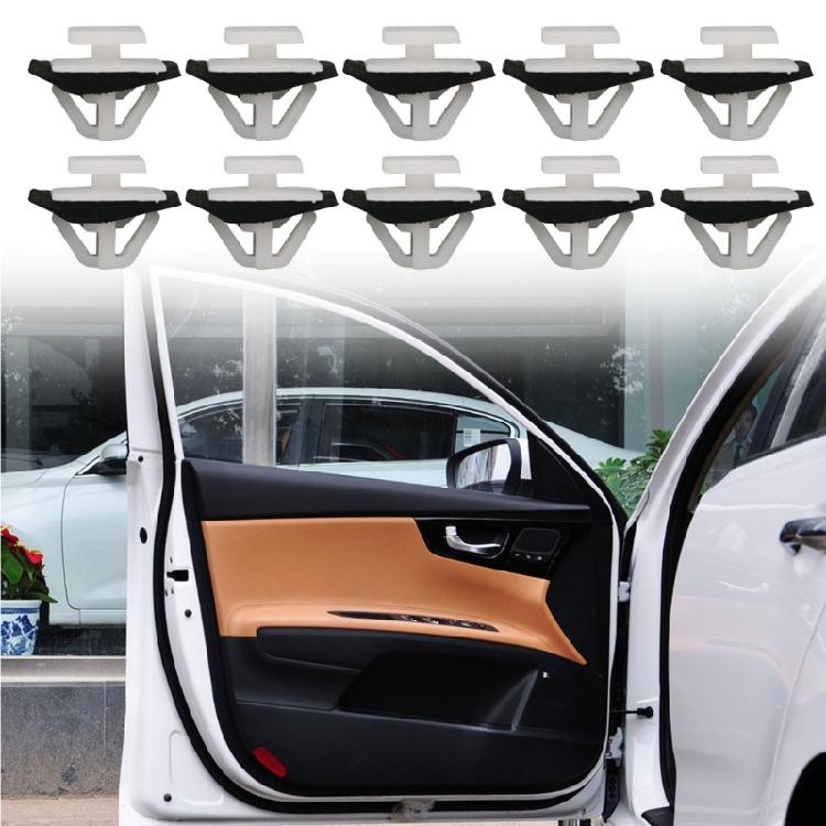 20pcs Rocker Panel Retainer Clips Auto Accessories Quick Installation Plastic Car Rivet Clips with Sealer