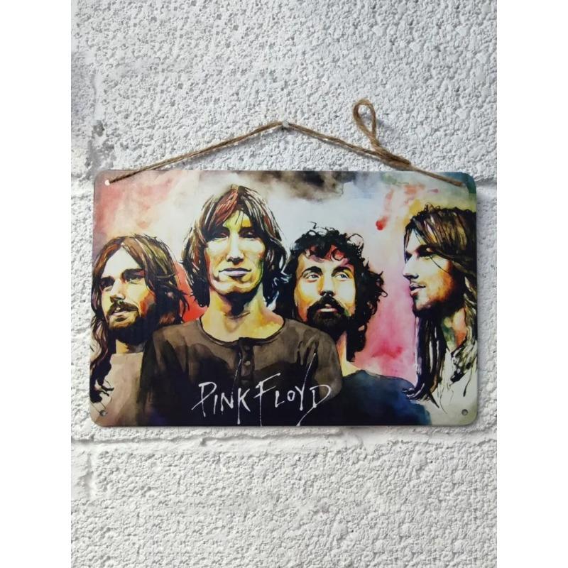 Pink Floyd Metal Poster, Guitarist Gift Wall Art 20x30cm