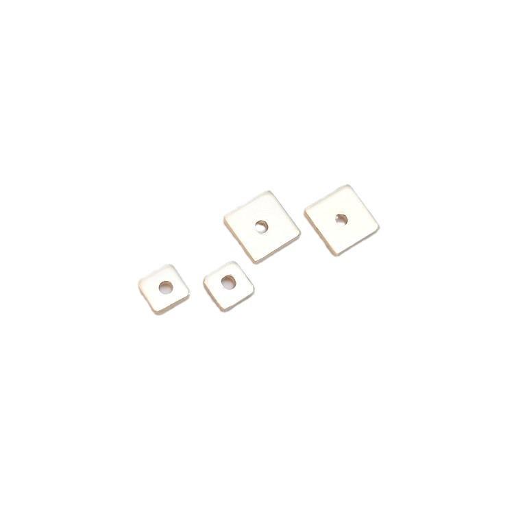 14K Gold Filled Farbecht Quadratischer Kupferplattierter Spacer für DIY Armband/Halskette Schmuck.