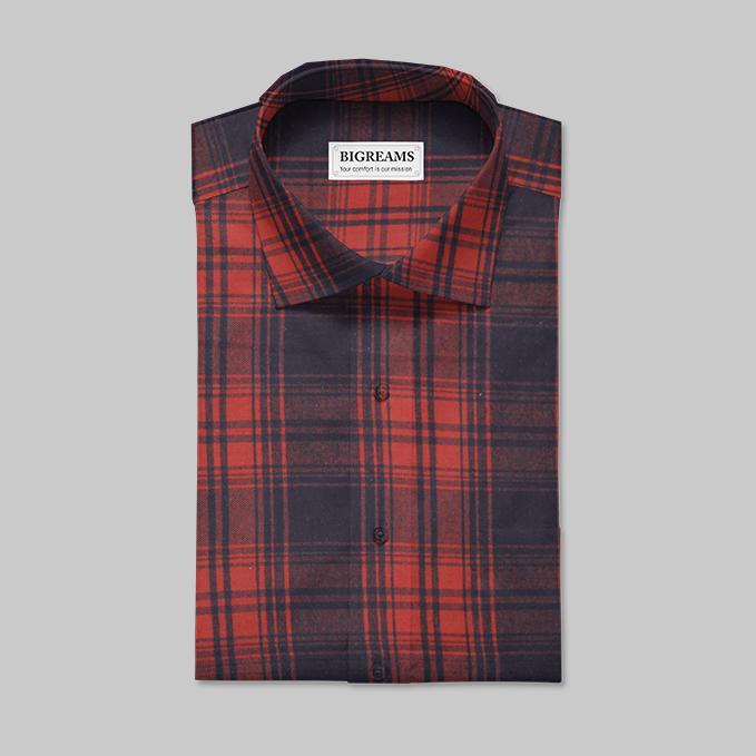 Red-Black Yarn-Dyed 100% Cotton Tartan Fabric – 180 GSM, 115 cm Width, Versatile for Garments & Upholstery