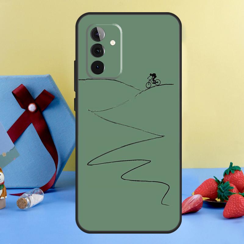 MTB Mountain Bike Cycling Bicycle Case For Samsung Galaxy A13 A23 A33 A53 A73 A14 A24 A34 A54 A72 A52 A32 A12 A51 A71 A15 A25
