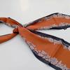 Foulard pour femme Bandeau en ruban satiné aspect soie Foulards de cou