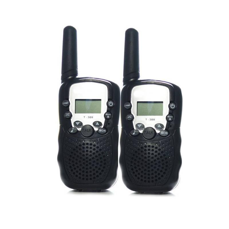 

T388 Powerful Long Range Kids Walkie Talkie Toy With 22 Channels In Fun Colors чорний