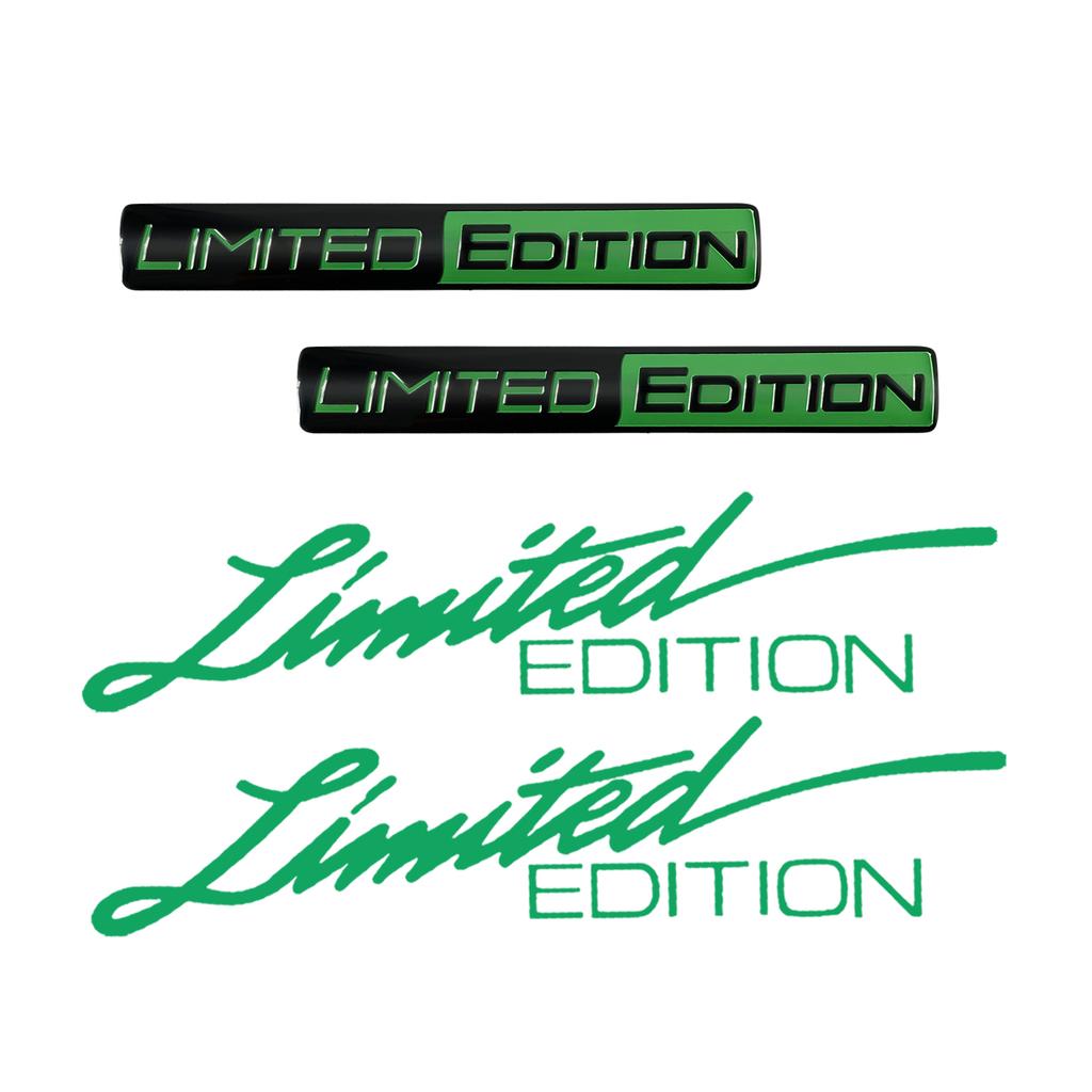 Set Limited Edition Styling Badge Motorcycle Stickers Decor Moto Auto Car Body Fuel Tank Rear Box Fender Decals Accessories