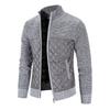Autumn Winter Men Knitted Cardigan Coat Warm Korean Version Slim Fit Trendy Sweater Long Sleeve Outerwear