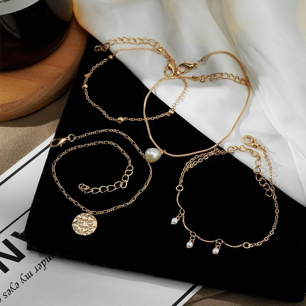 Fashion Exquisite Design Anklet Vintage Fashion Pendant Anklet Women's Bohemian Bracelet Foot Jewelry Gift