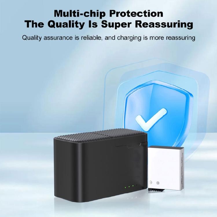 Charging Case for Action 5 /4/3 Adventure Cameras Battery Management System Heat Resistant For Recording