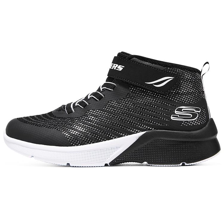 (GS) Skechers Microspec Rejoice Racer Black White Kids 303070L-BLK EU 32