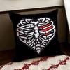 Cool SSkull Heart Cushion Cover Reversible Soft Durable Pillow Cover Home  Car MultiScene Use for Daily Comfort