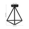 Single Head Innovative Black Candlestick Iron Candle Holder for Home Wedding Table DecorationLower Height