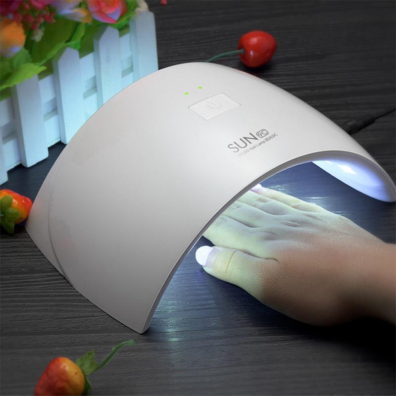 SUN9S 24W UV LED Nail Lamp 110-240V Nail Dryer UV Lamps Manicure Tool
