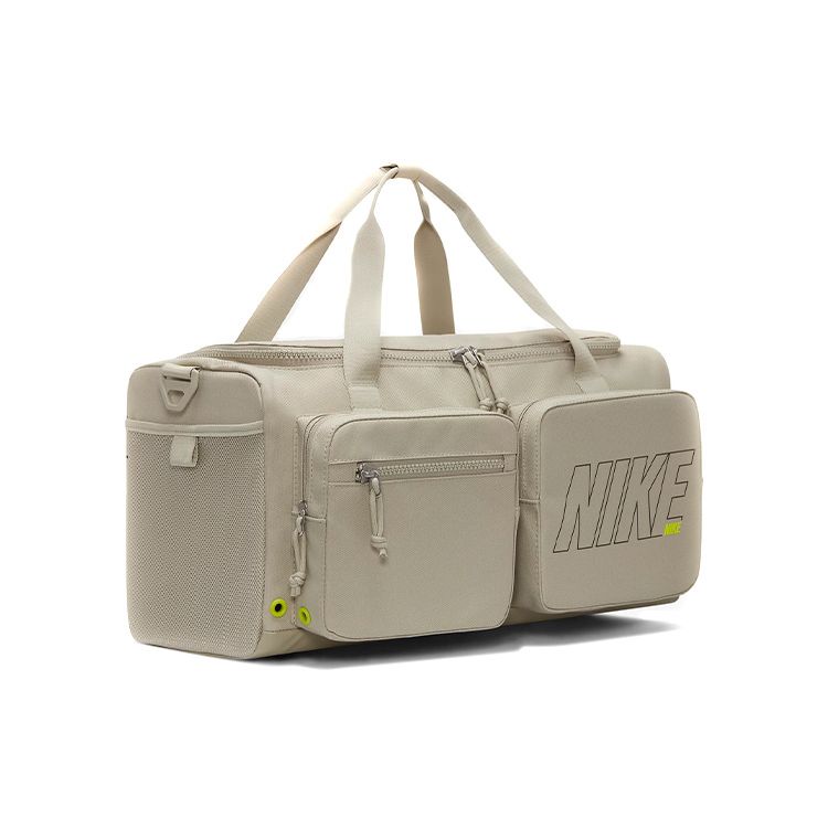 Nike Utility Letter Logo Print Large Capacity Air Cushion Shoulder Bag Training Bag Camping Bag Tote Bag Fabric Gym Bag Regular Unisex Bags DO6612-230